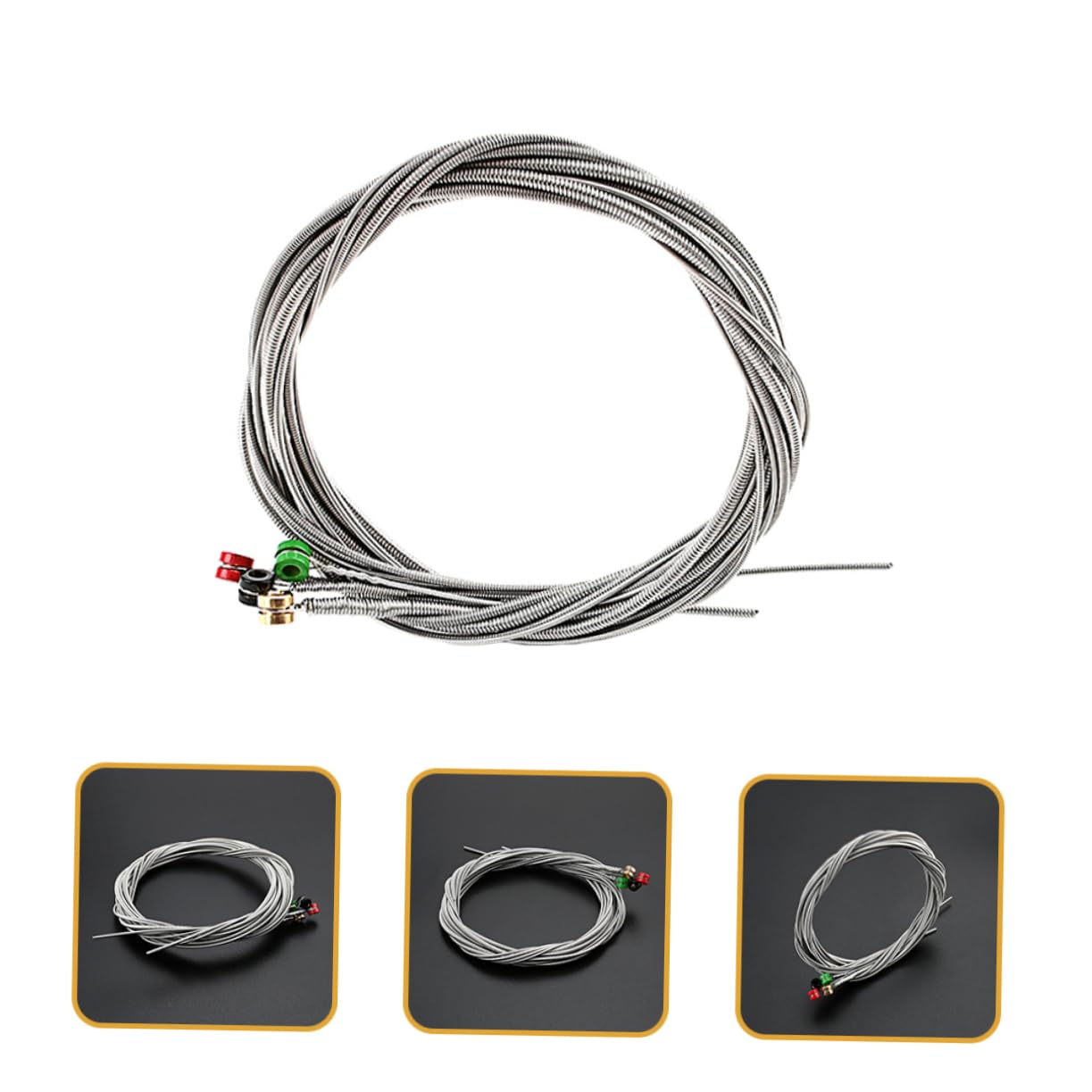 Toyvian 4sätze Langlebigen Bass-saiten Aus Edelstahl Präzise Instrumenten-saiten Für Bassgitarre Klarer Und Gute Ansprache Geeignet Für Langfristige Nutzung