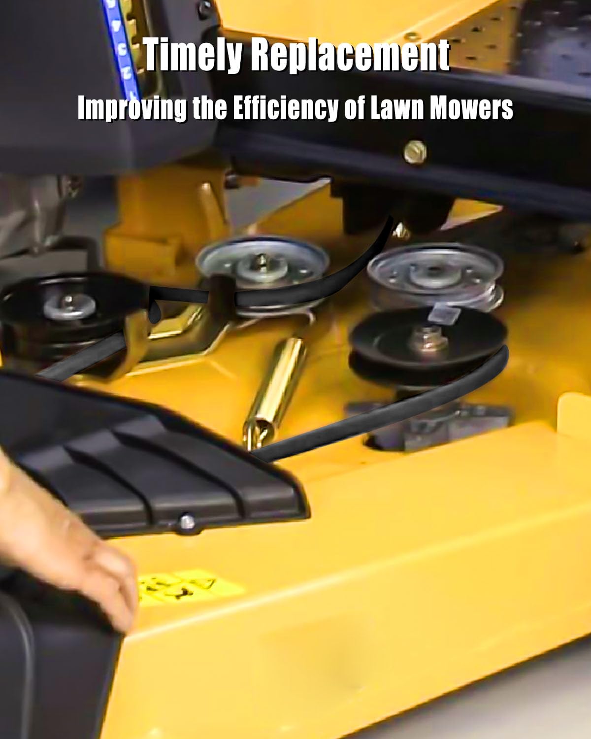 Deck Belt 5/8" x 135" Fit for Hustler Raptor Big Dog Alpha MP Series 48" Lawn Mower, Drive V-Belt Replace 604830 932541