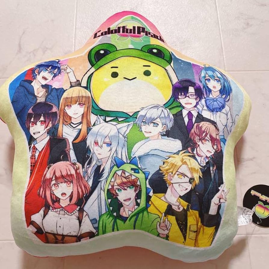 カラフルピーチ　オールグッズ Amazon.co.jp: カラフルピーチ 星形クッション 全員 集合 オール