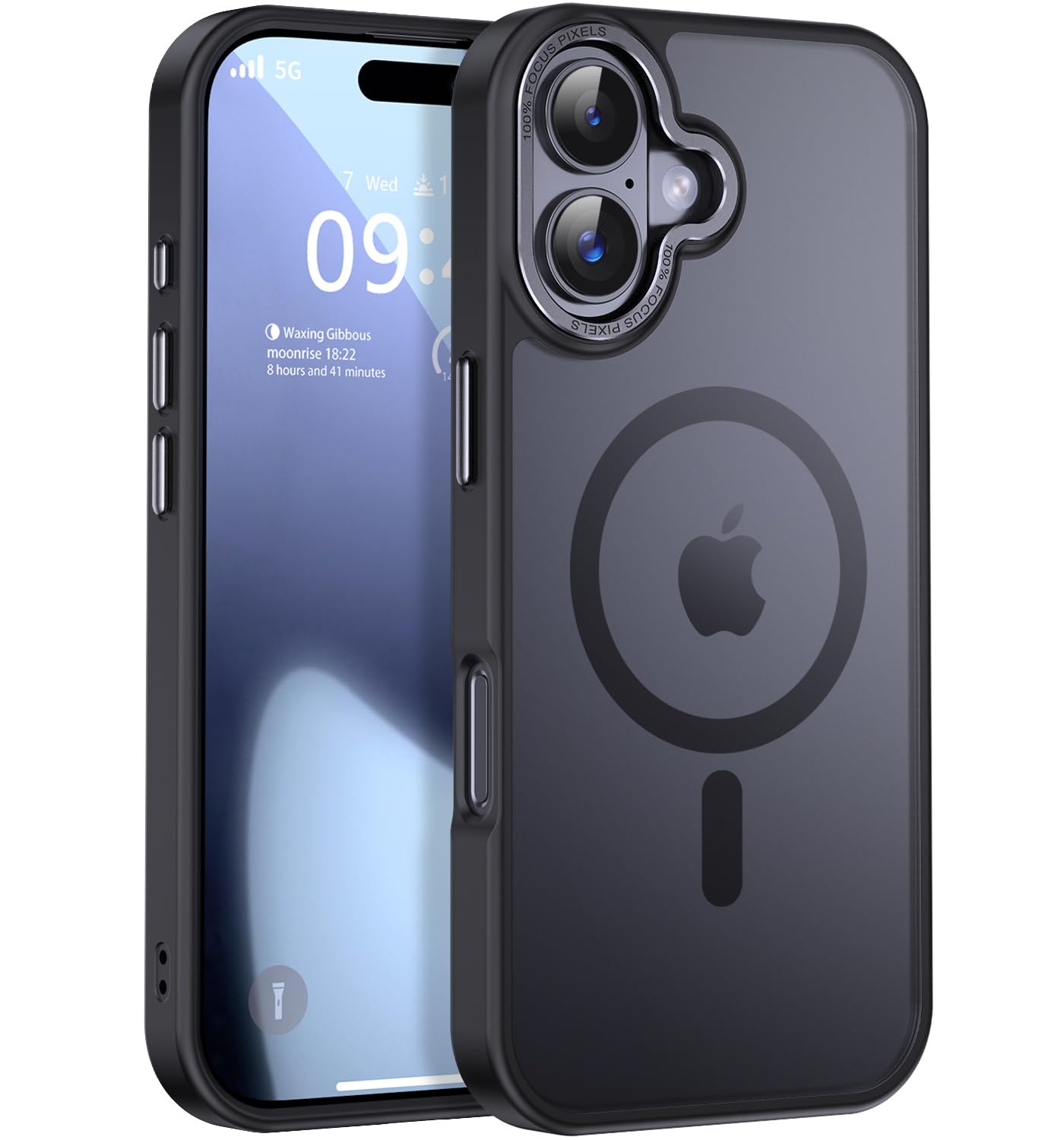 Newfuture Strong Magnetic Compatible with iPhone 17 Pro Case [13 FT Military Drop Protection] [Compatible with Magsafe] Slim Translucent Matte Shockproof with Anti-Fingerprint Phone Case, Tender Pink — view 110