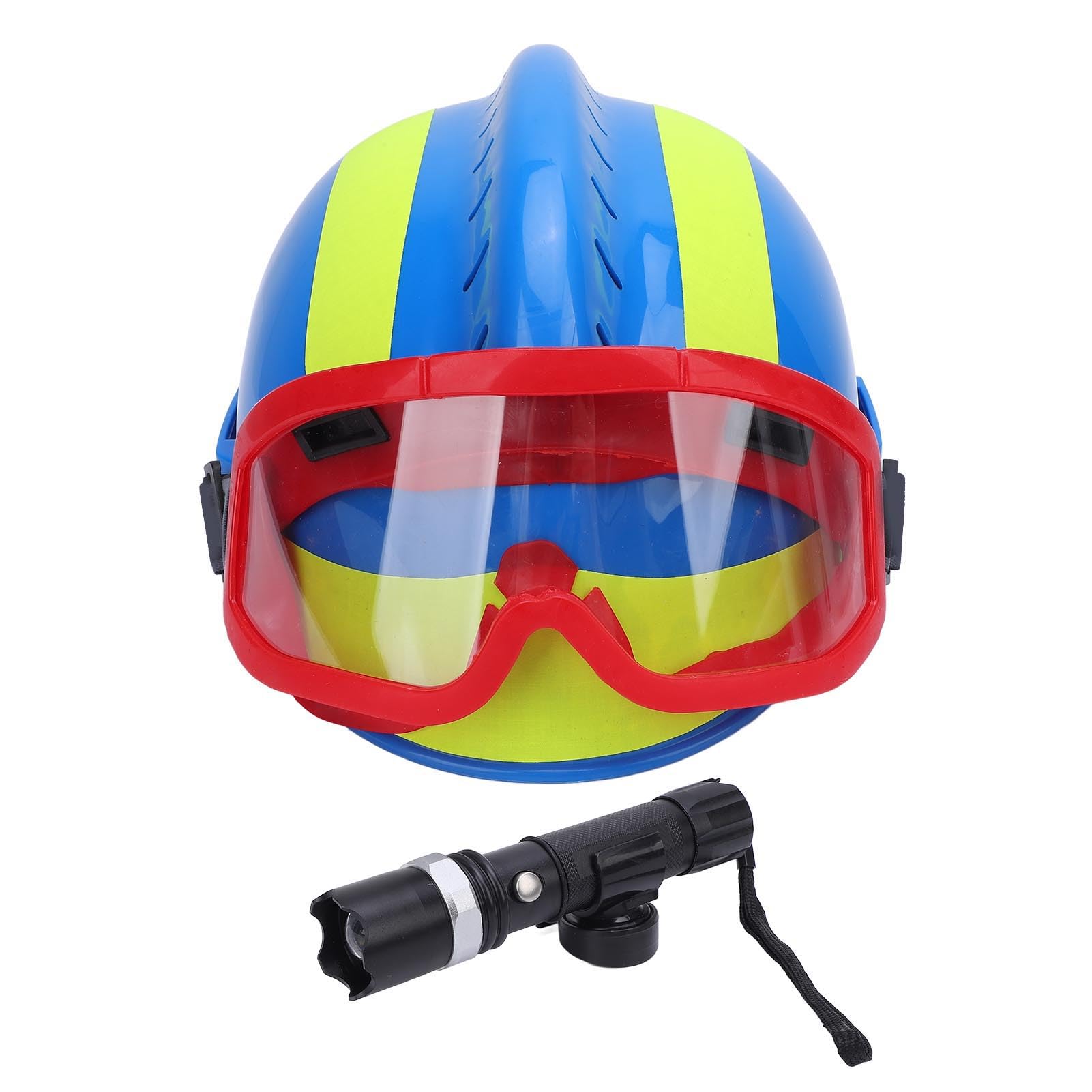 Rescue Helmet Work at Height Safety Hard Hat with Light Slotted Ventilated PC for Emergency Earthquake Fire Search F2 (Blue)