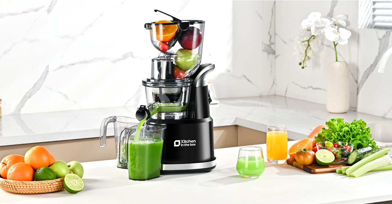 Kitchen in the Box Cold Pressed Juicers, Slow Masticating Juicer