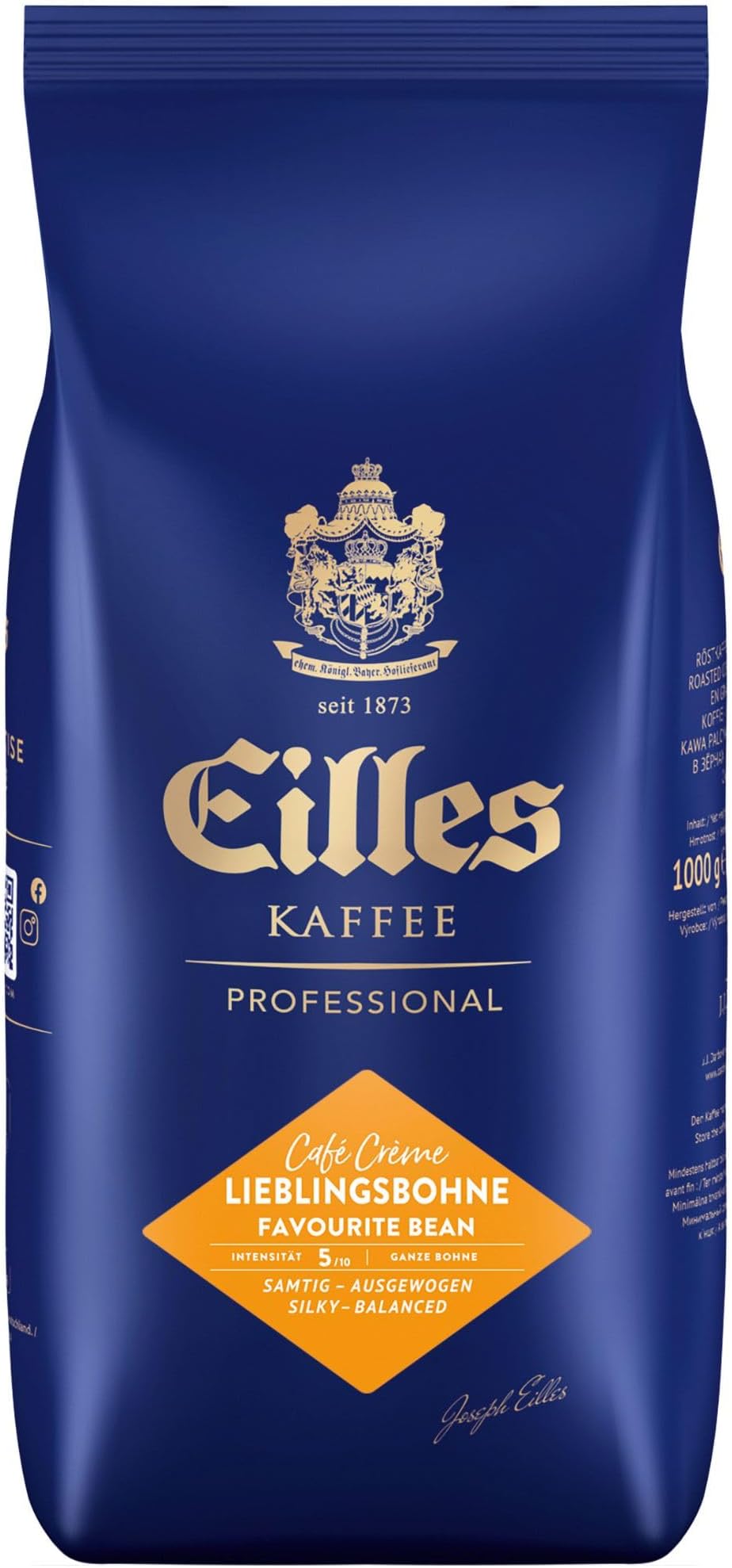 Eilles Gourmet Café Crema (Coffee Beans 1 Kg)