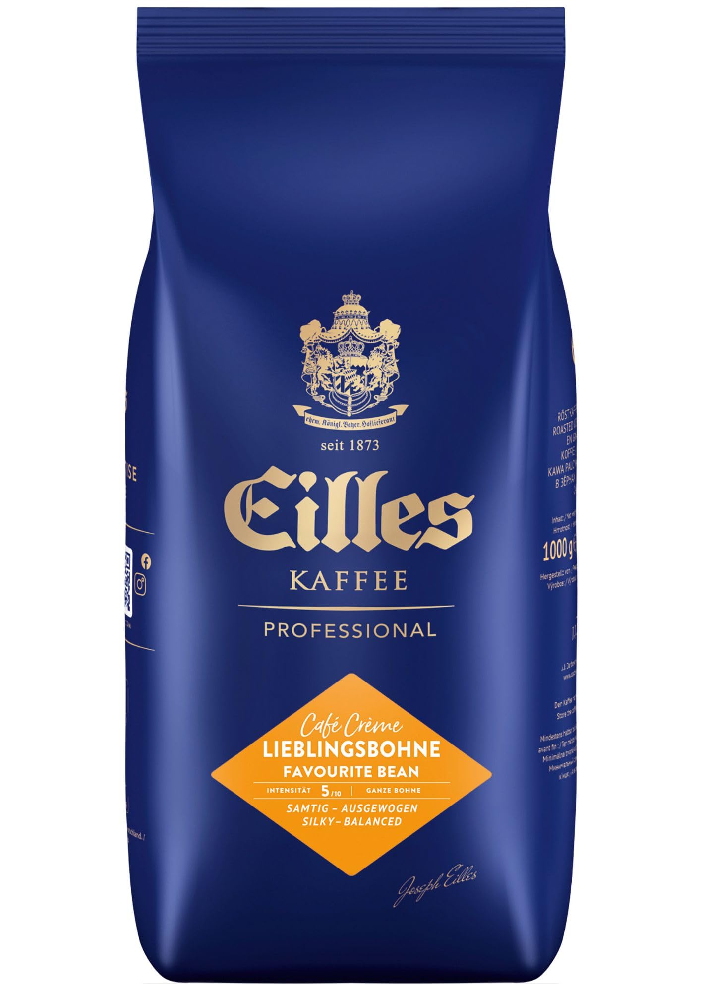 Eilles Gourmet Café Crema (Coffee Beans 1 Kg)