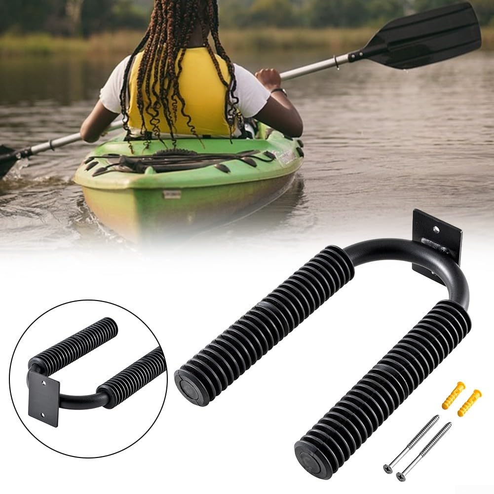 Kajak Kanu Paddel Lagerregal, Kajak Lagerung Paddle Board Rack, Paddelhalter Organizer, Wandmontage, robustes Kajak Lagerregal