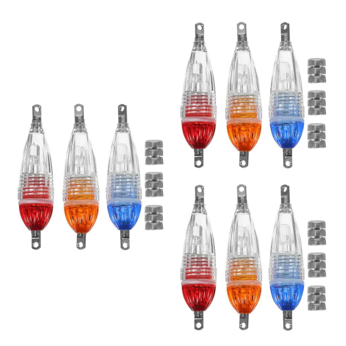 TOYANDONA Flash Led para Señuelos De Pesca Acuario Accesorios De Pesca Luz Nocturna Práctica Luz del Buscador De Peces Luz Led Creativa Pc (Resina De Policarbonato)