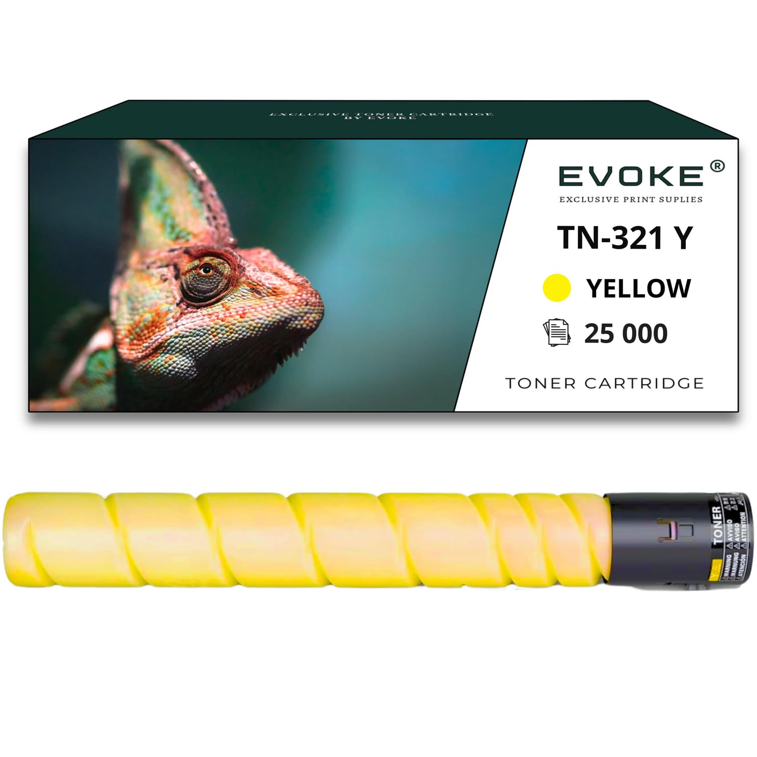 EVOKE TN321 TN-321 Toner Kompatybilny z Konica Minolta C224e C284 C364e (Zestaw CMYK) 102000 Stron