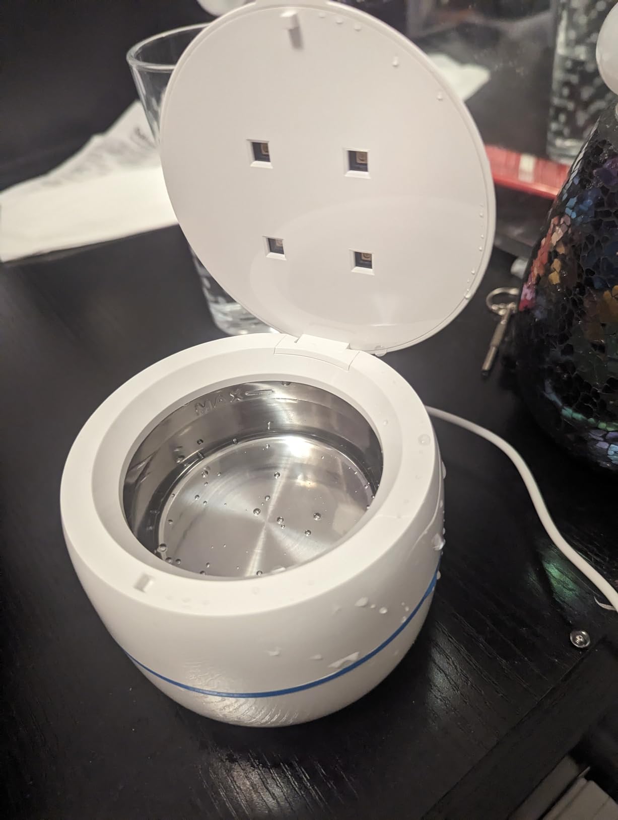 POWEE Ultrasonic & Ultraviolet Retainer Cleaner, Does Not Require Toxic ...