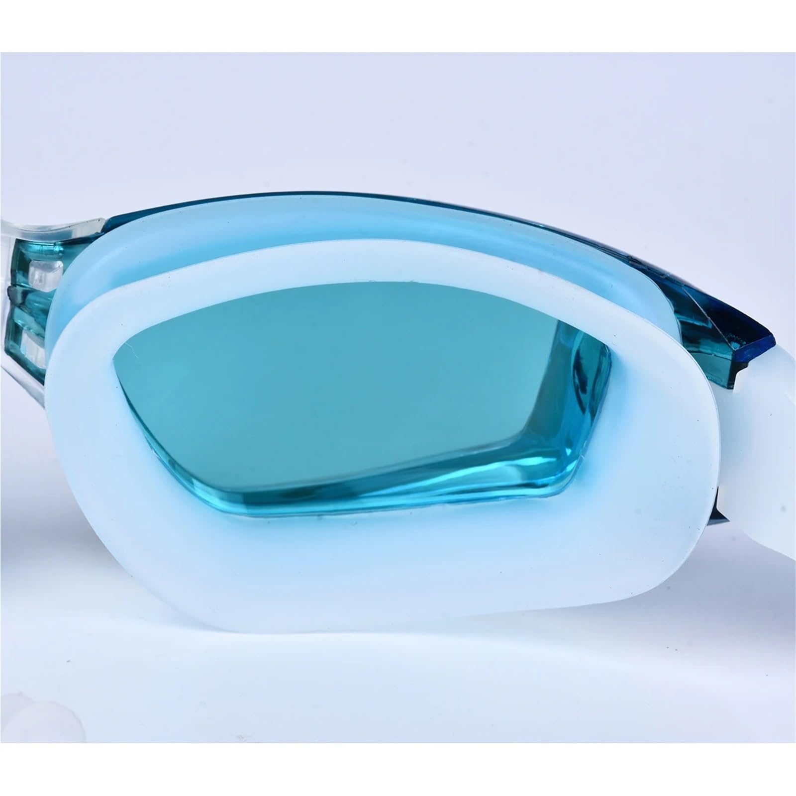 Schwimmbrille Hochauflösende wasserdichte und beschlagfreie Schwimmbrille for Männer und Frauen, verstellbare Schwimmbrille für Erwachsene
