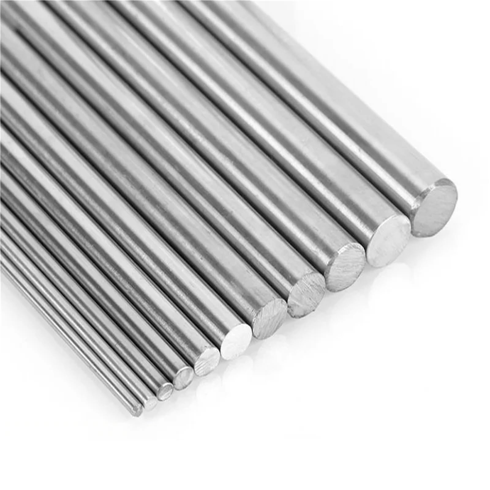 Edelstahlstäbe Edelstahl-Stabwelle, metrische Rundstange, Schaftlänge 500 mm(15mm-1pcs)