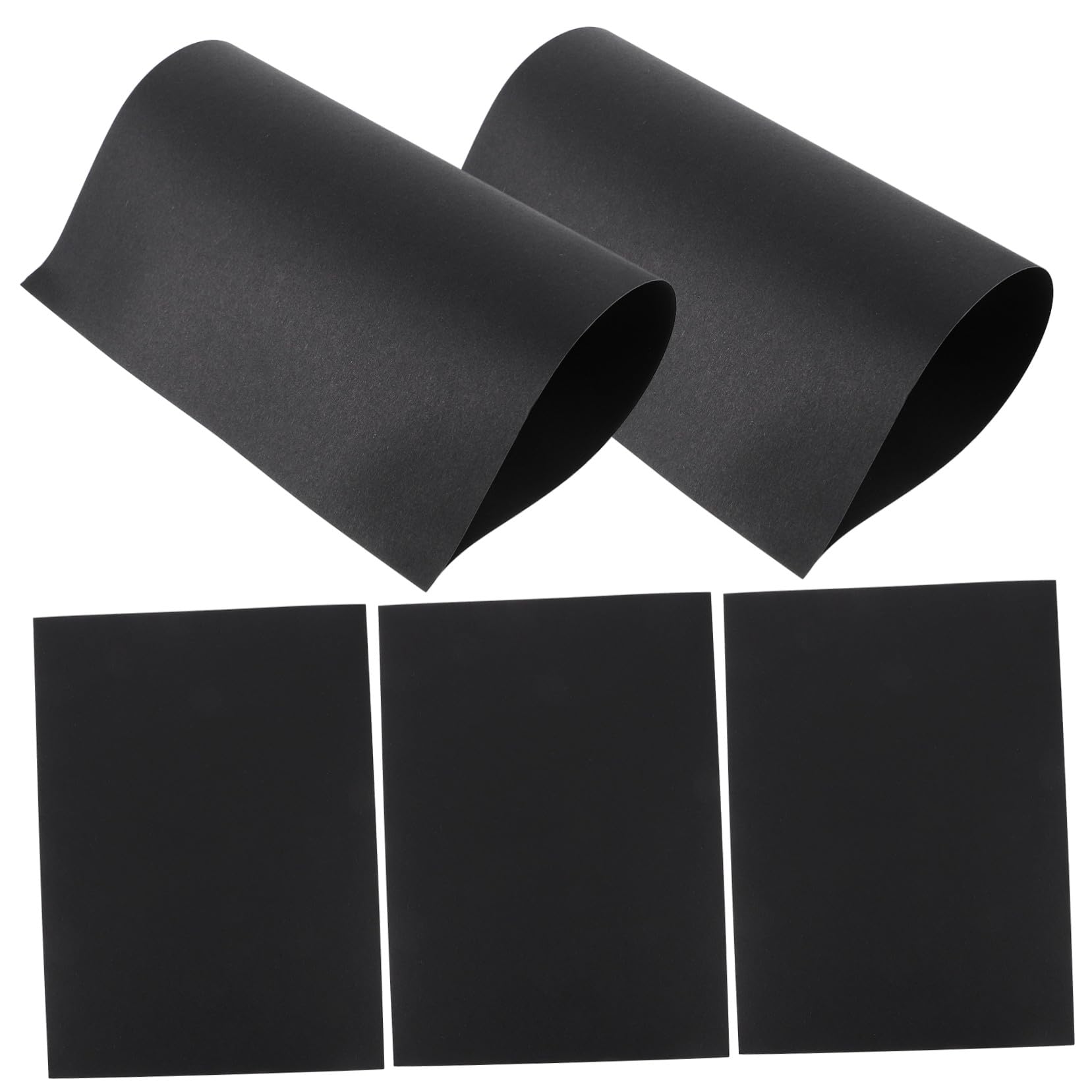 100 pièces Papier Cartonné Noir pour Dessin Bricolage DIY Garçon Fille Papier Artisanat Sûr Léger et Pratique