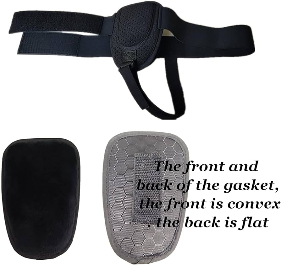 Amazon.co.jp: 男性用鼠径ヘルニアベルト、調整可能な医療用