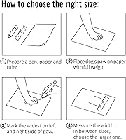 Vista 2 de Truelove - Botas para perro, impermeables, con correas reflectantes para protectores de patas, para perros pequeños, medianos y grandes