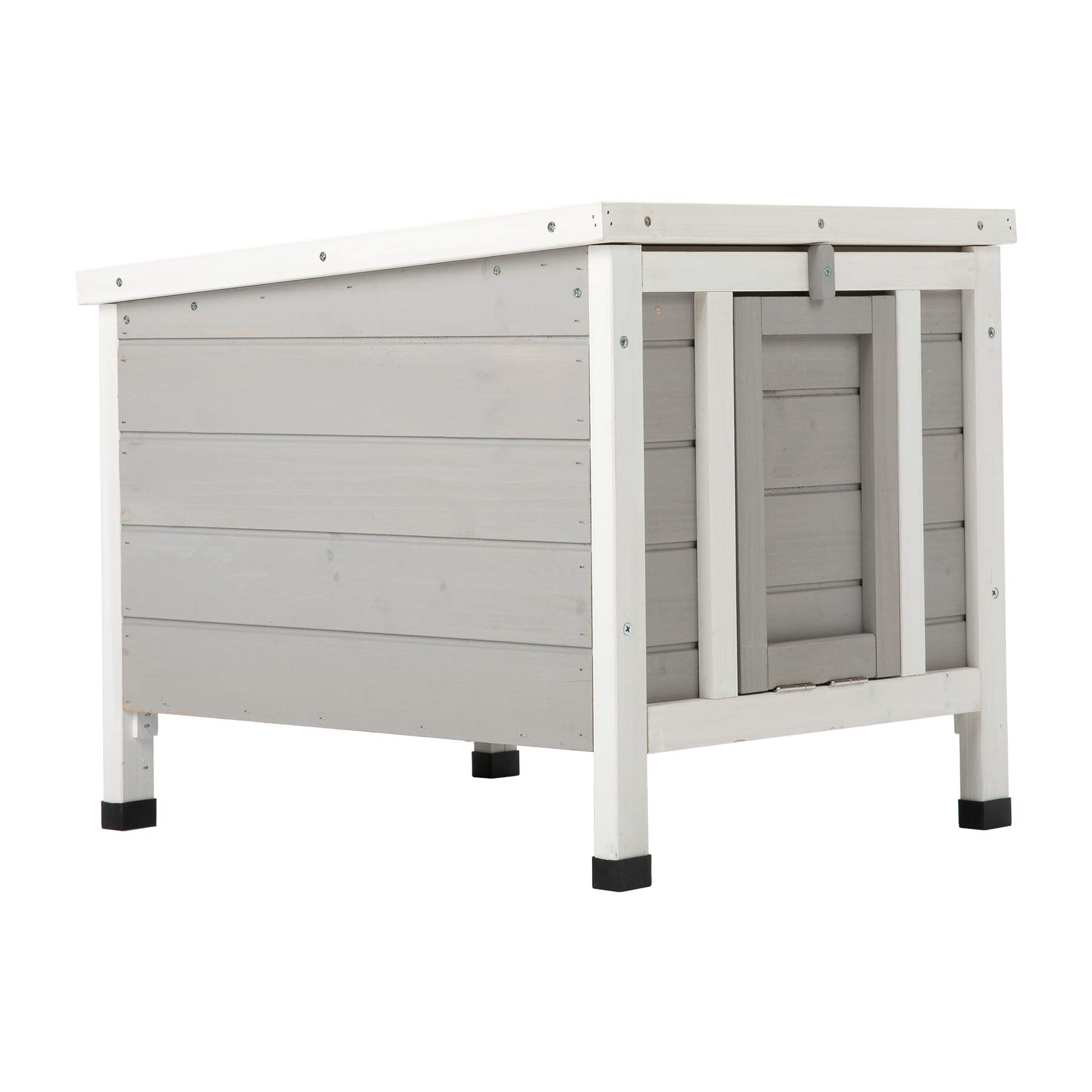 COZ Topnotch Weatherproof Indoor Outdoor Wooden Bunny Rabbit Hutch Cat