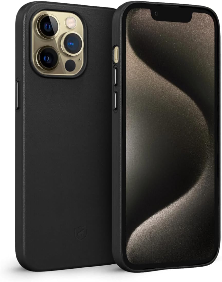 Gshield Capa Case Capinha Couro Dual Preta para (iPhone 15 Pro Max)