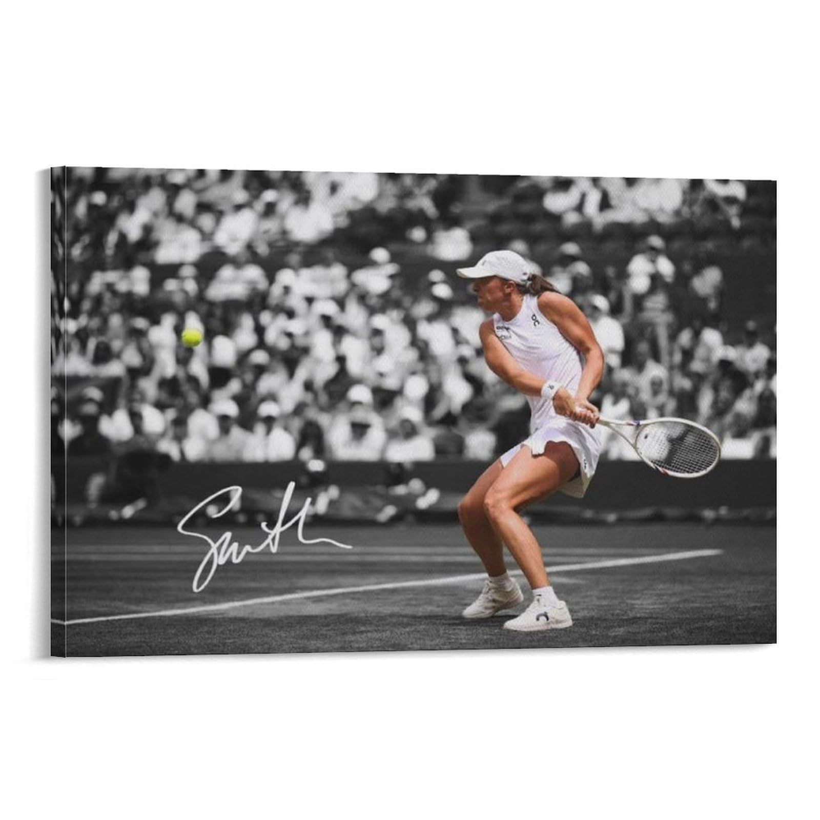 ASUIU Iga Swiatek Canvas Poster Posters Wall Art Painting Canvas Prints Decor Poster Artworks 08x12inch(20x30cm)