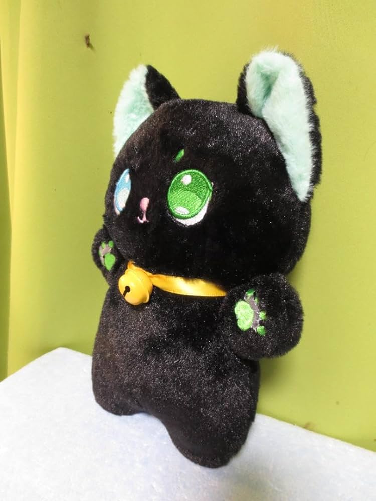 お*き様 babythree 1000% 黒猫 ぬいぐるみ オッドアイ Amazon.co.jp: 海外限定 黒猫ぬいぐるみ オッドアイ 25㎝ 着せ