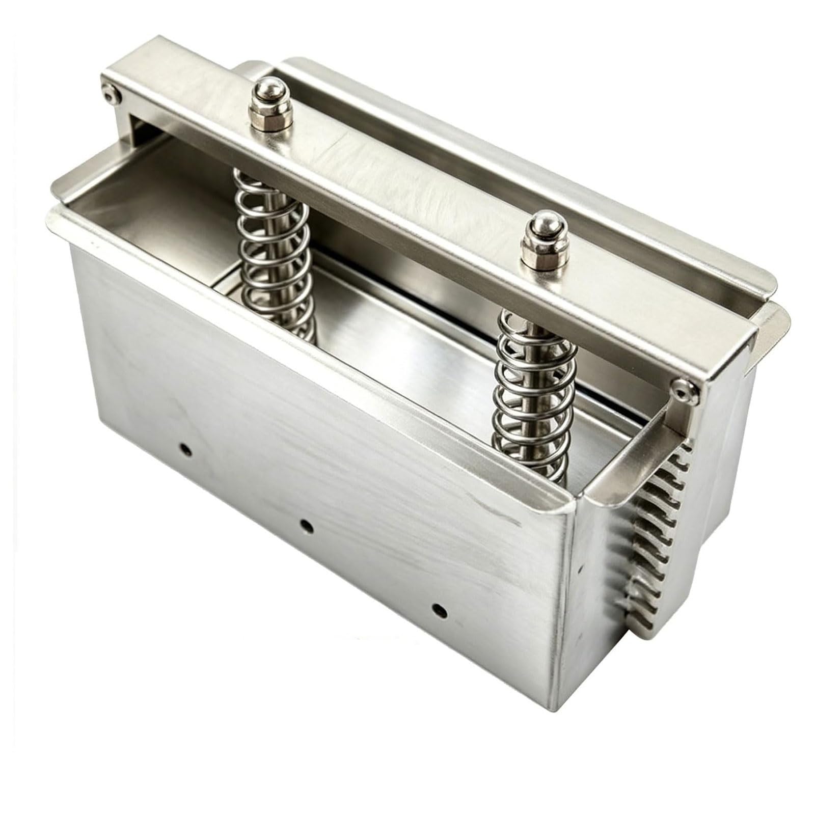 Molde de Prensa de jamón de Acero Inoxidable, Herramienta para Dar Forma | Construcción de acero inoxidable apto para uso alimentario; prensado uniforme de resorte de alto par(1.5KG)