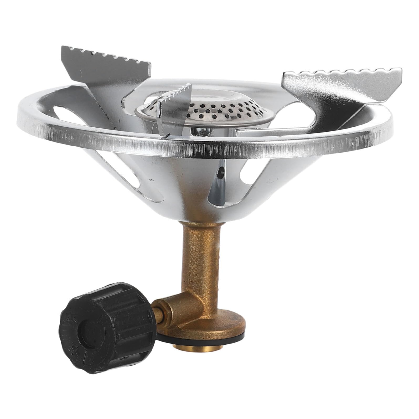 Brûleur à gaz portable Healvian contre la rouille pour réchaud de camping fiable en plein air