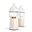 NUK Perfect Match 2-in-1 Natural and Anti-Colic 8oz Bottle with Adaptable Medium Flow Nipple, 2 Pack