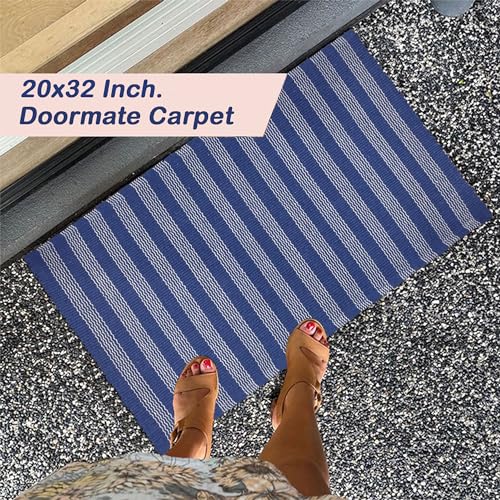 Image of The First Home Decor Modern Anti Slip doormats for Entrance Living Room Bedroom Kitchen Bathroom Doormat 1.5x3 feet (D2D4)
