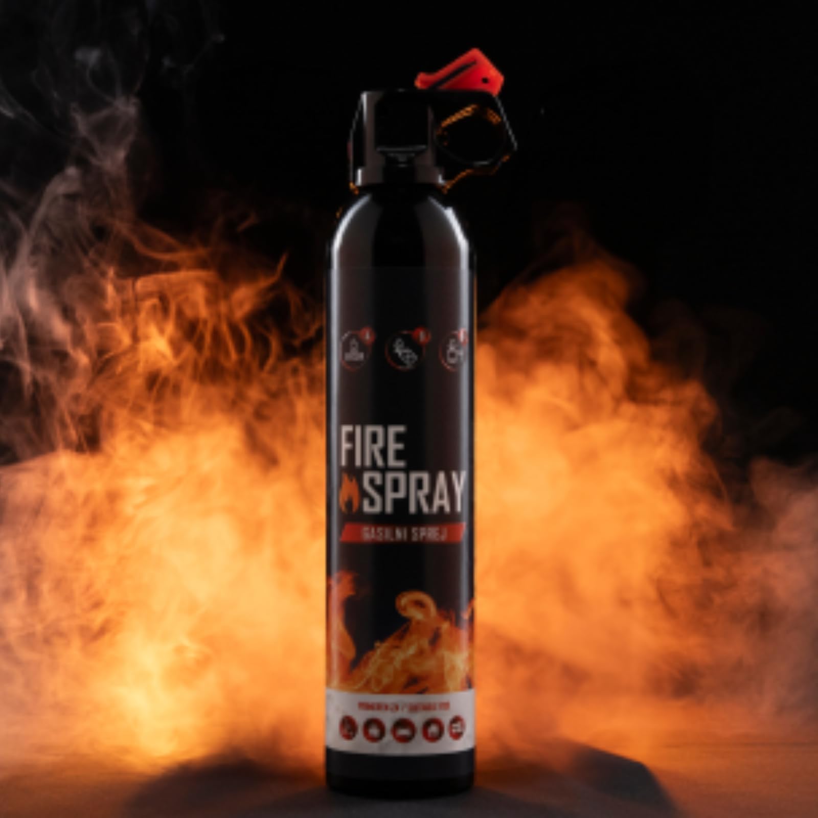 Bonpet Extintor Spray 500 ml – Portátil, Reutilizable, Clase A-B-F, Vida útil 2 años – Seguro y Ecológico para Hogar, Oficina y Vehículos