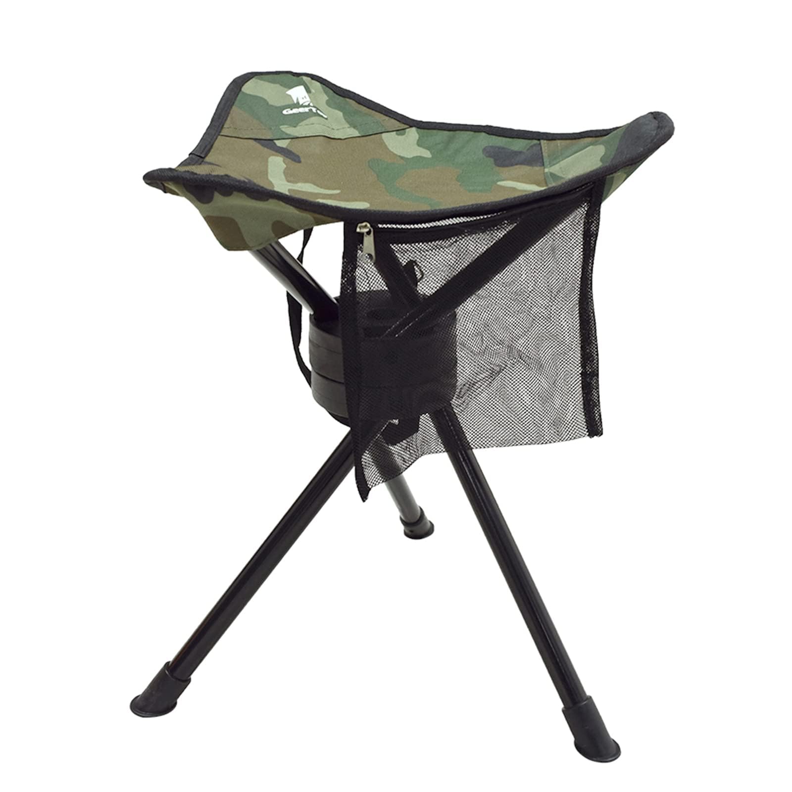 GEERTOP Trépied Pliable pivotant à 360 degrés, Tabouret de Camping, pêche, randonnée, Chasse en Plein air