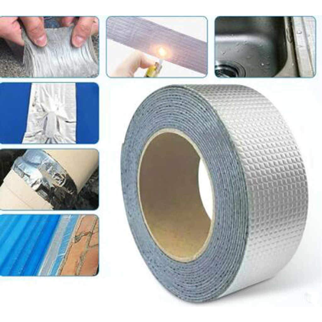 Aluminium Foil Duct Tape, Adhesive Silver Foil Tape Heat-Resistant Waterproof, Metal Roll Gaffer Tape for Pipe Insulation, HVAC Repair, Kitchen, ...