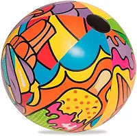 Bestway Bola de praia inflável de 91 cm com design de arte pop
