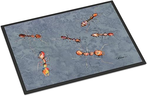 Caroline's Treasures 8880JMAT - Felpudo de hormigas de 24 x 36 pulgadas, para interiores y exteriores, para entrada, antideslizante, lavable, pelo