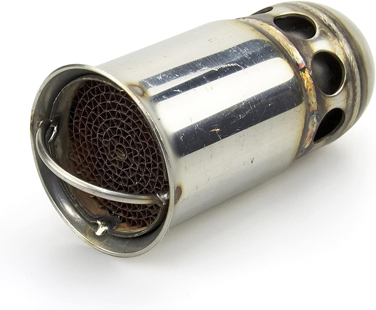 Tasan Racing インナーサイレンサー バッフル マフラー シルバー 105 X 50 8mm バイク 排気 音量 調整 オートバイ