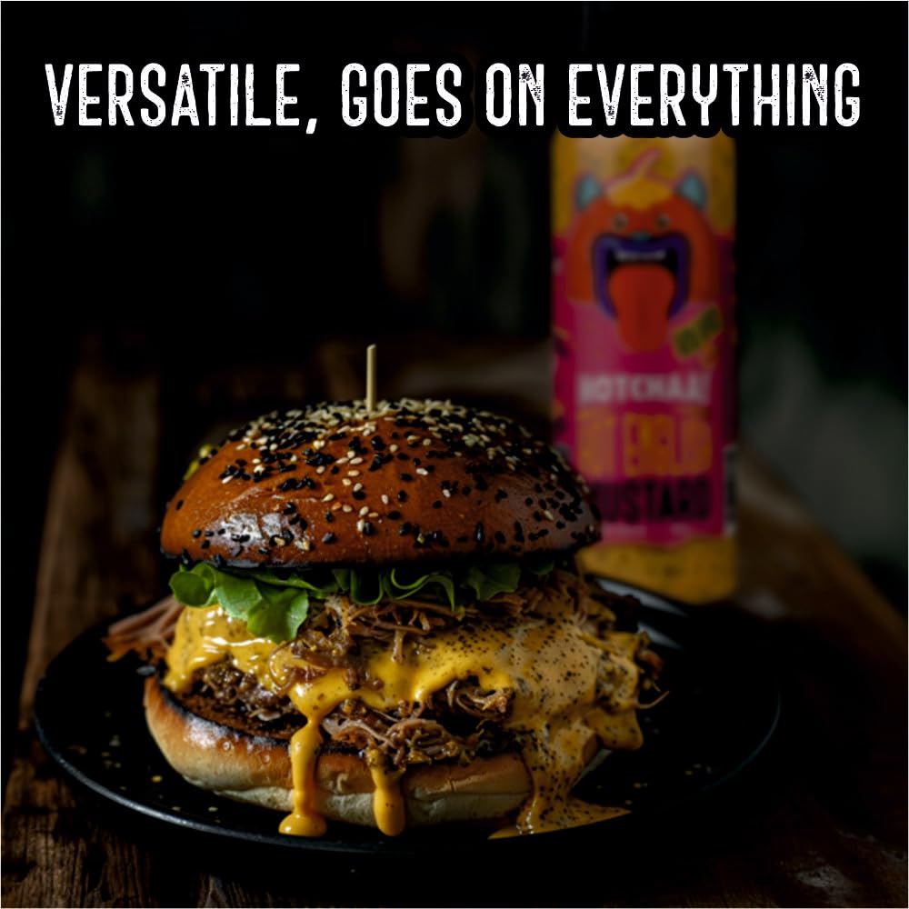 Hotchaa! Hot English Mustard Sauce- New Launch Desi Spice Sauce, Made with Yellow and Brown Mustard Seed, NO MSG, Vegan, No Oil - Image 4 thumbnail
