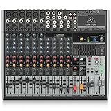 Behringer Xenyx X1832USB Premium 18-Input 3/2-Bus Mixer with USB/Audio Interface,Black