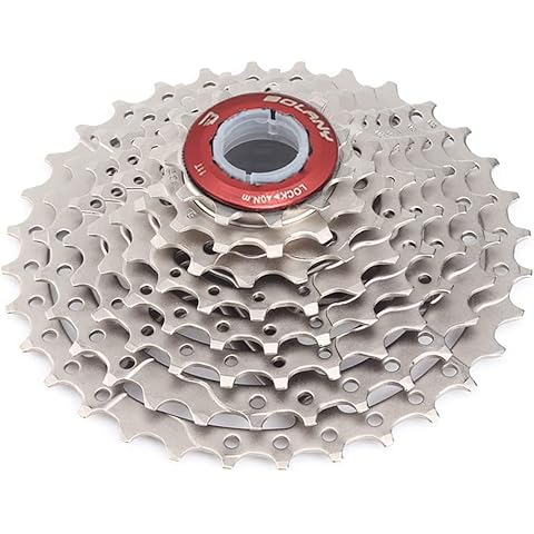 BIKECO MTB-Kassette 8-Fach Kassette 11-32T 11-36T 11-40T 11-42T Fahrradkassette Wide Ratio Fahrradkassette Ritzel Cover