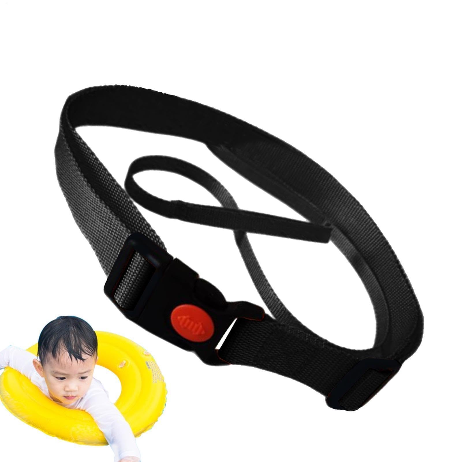 Cintura da allenamento per nuoto – Guinzaglio regolabile in vita per piscina o acque libere – Boa gonfiabile galleggiante e airbag per migliorare il nuoto
