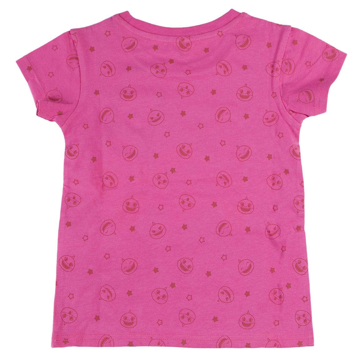 CERDÁ LIFE'S LITTLE MOMENTS Niñas Pijama Baby Shark de Verano de Color Rosa-Licencia Oficial Nickelodeon