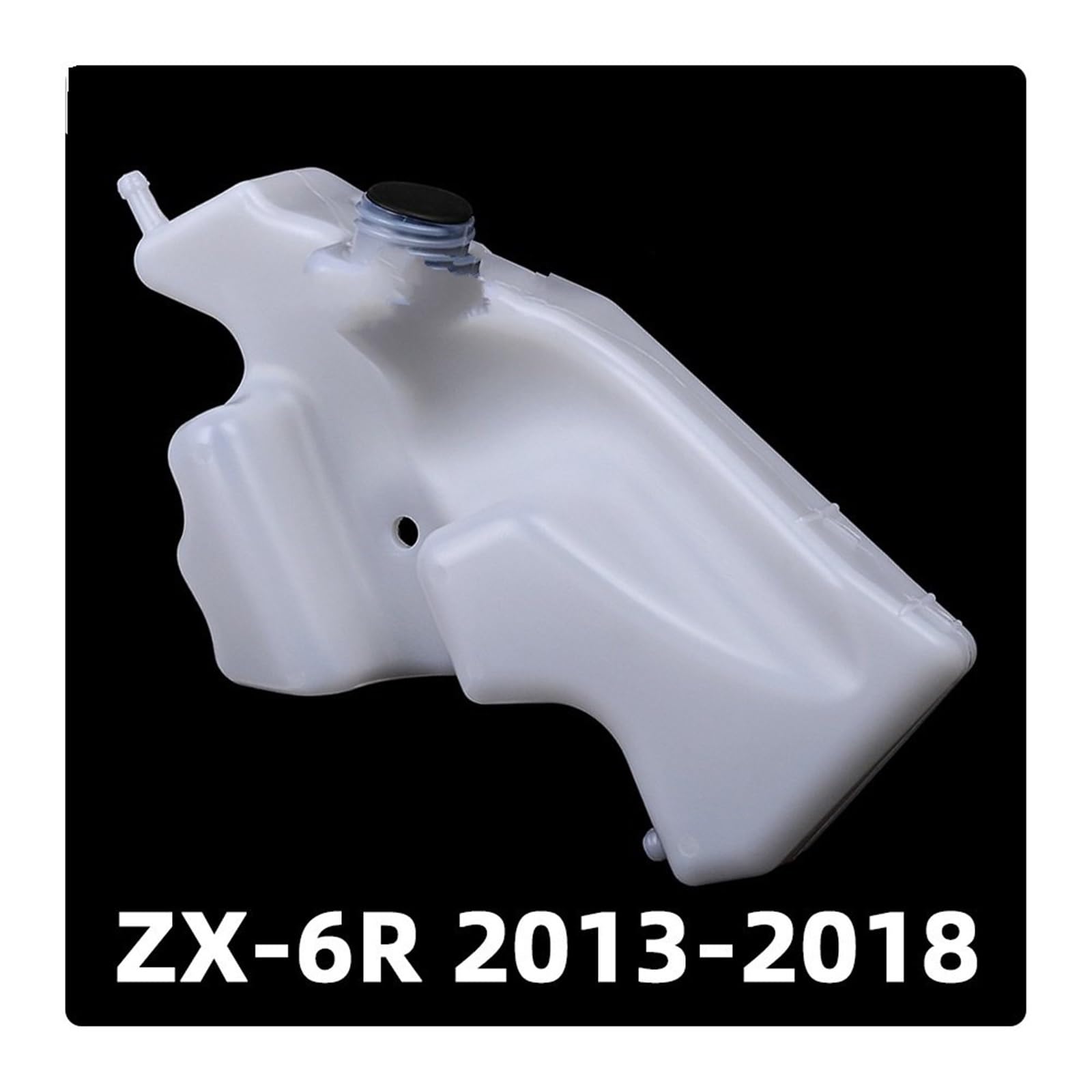 Wyrównawczy Płynu Chłodzącego Zbiornik wyrównawczy Pasuje do Kawasaki ZX-6R ZX6R 2007-2018 Akcesoria Motocyklowe Butelka Przelewowa Zbiornika Przelewowego Płynu Chłodzącego(Coolant tank2)