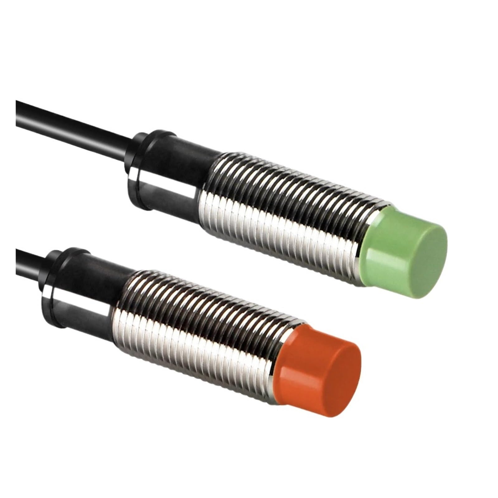 Sensor inductivo M12 de 4 mm no empotrado para evitar fallos de lectura en maquinaria automatizada