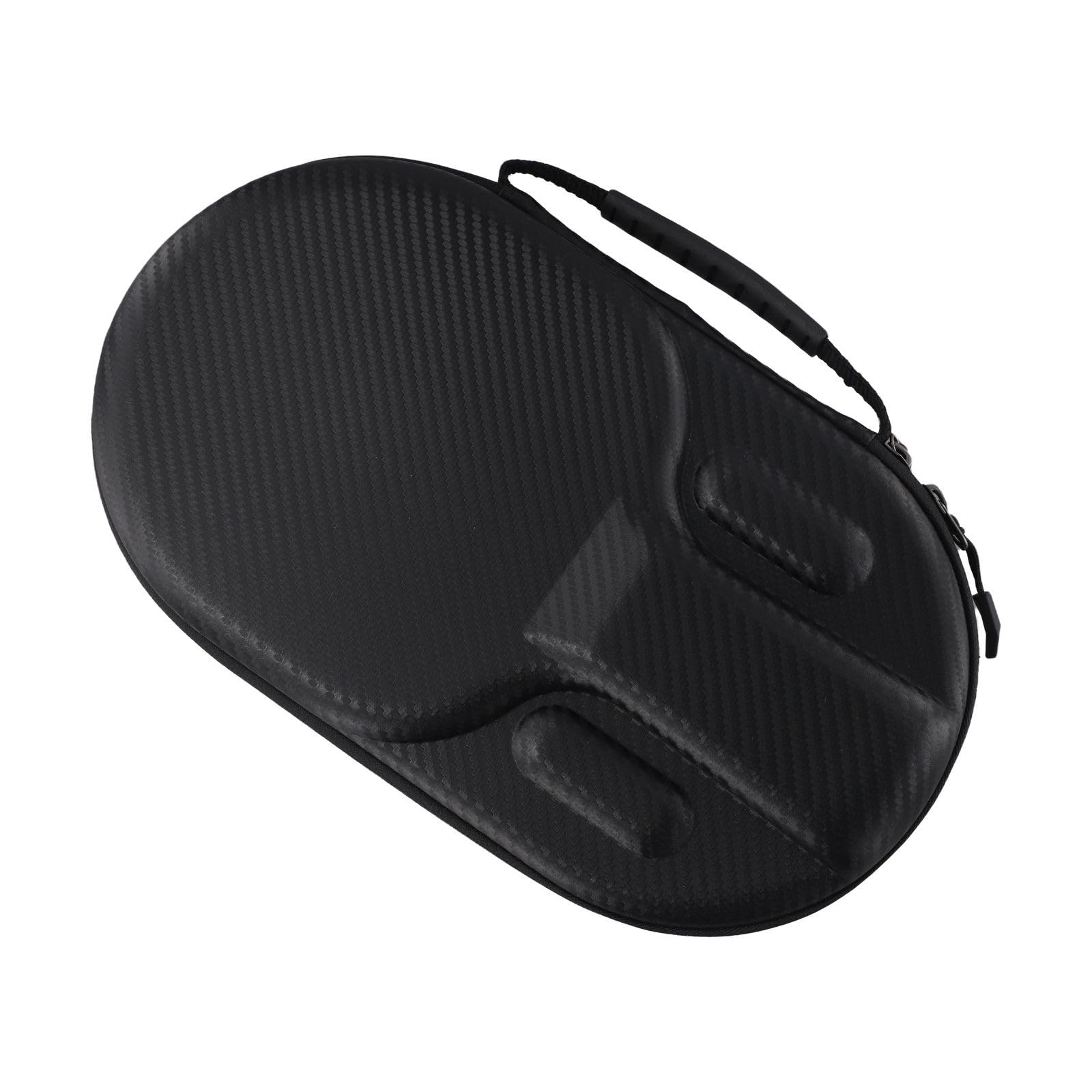 RichVibe Funda rígida de EVA para raquetas de tenis de mesa con asa, 2 paletas y 4 pelotas, amarillo