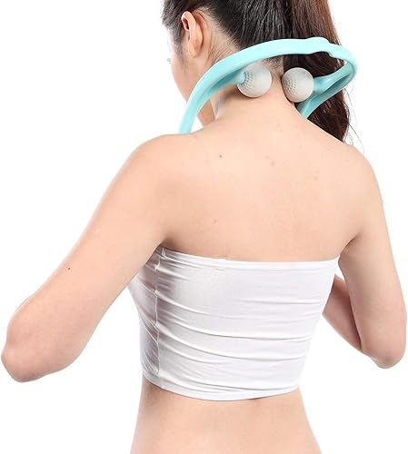 Miniatura 6 de Mount Plus Masajeador de cuello Shiatsu M1212 para cuello y hombros con punto de gatillo de tejido profundo, masaje muscular manual para aliviar el