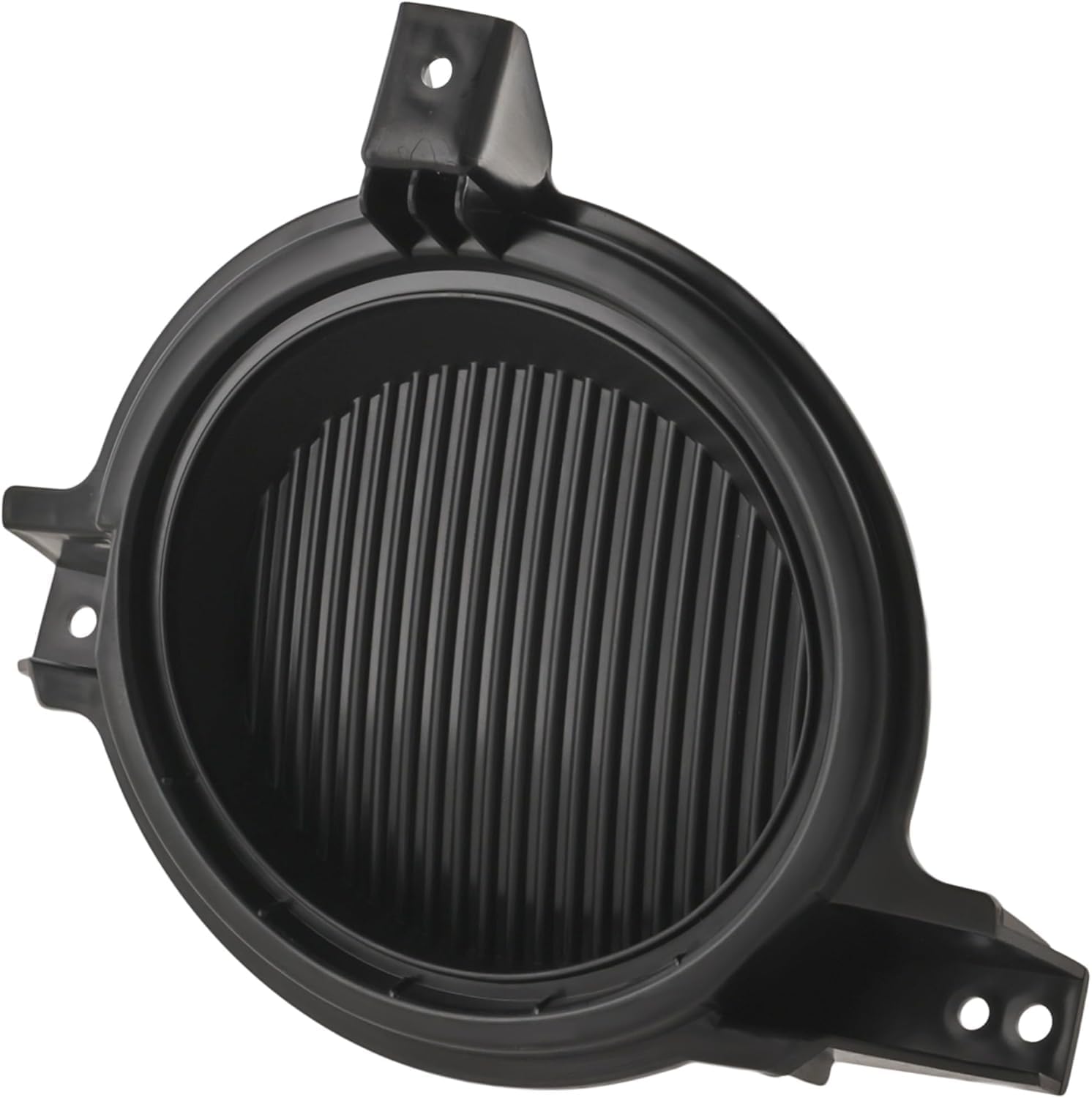 DAT AUTO PARTS Front Left Driver Side Fog Light Bumper Cover Lamp Hole Bezel Trim Grille Molding Insert Replacement For 2012-2013 Kia Soul Black Textured Plastic KI1038162 865152K500