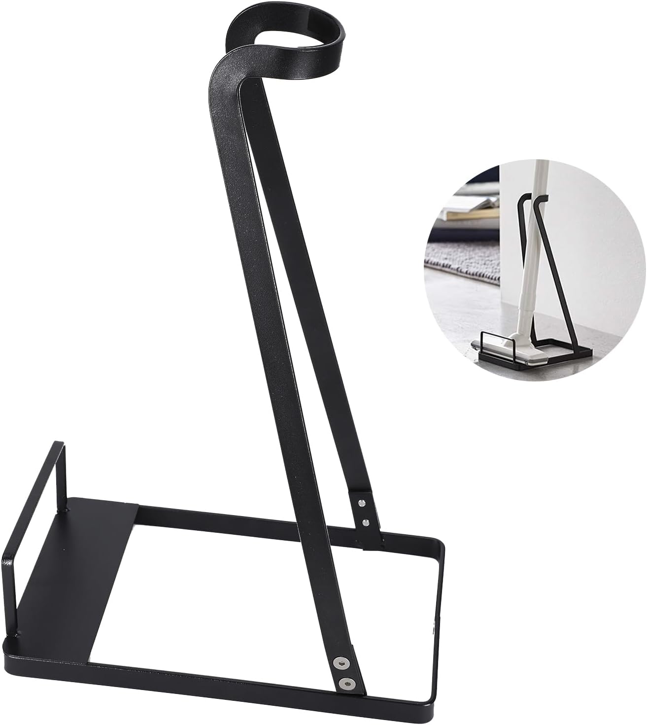 Vacuum Stand for Dyson V6 V7 V8 V10 V11, Vacuum Cleaner Rack, Cordless Organizer Holders Compatible with Handheld Electric Broom(Black)