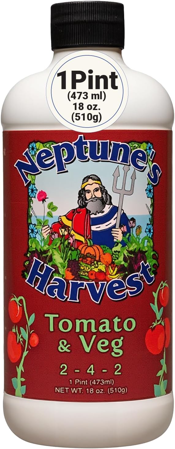 Neptune's Harvest Natural Tomato & Vegetable Organic, OMRI Plant Food 18 oz Concentrate