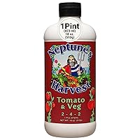 Vista 10 de Neptune's Harvest Fertilizante de fórmula de tomate y verduras TV136, 36 oz (Тwo Рack)