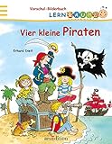  Lernraupe Vorschul-Bilderbuch: Vier kleine Piraten