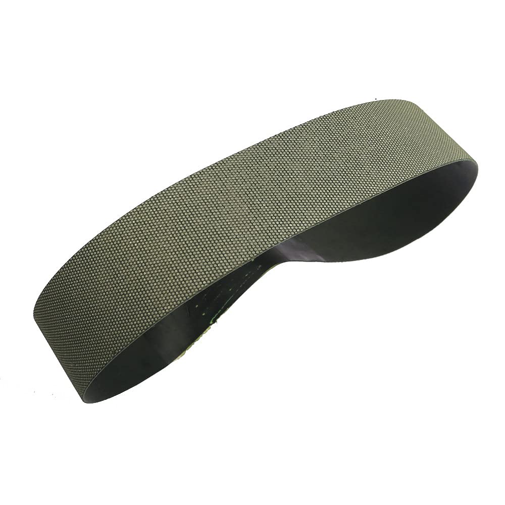 1 pieza 686 * 50mm banda de lijado de diamante galvanizada P60 - P1200 para pulido de Material súper duro, revestimiento de resina P1500, 686x50mm