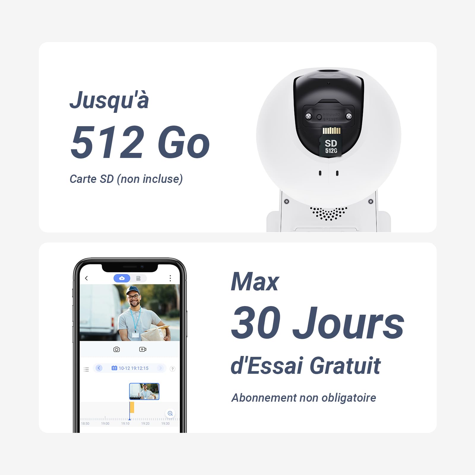 EZVIZ 4K(8MP) Caméra Surveillance WiFi Extérieure sans Fil + 5W Panneau Solaire, Détection de Personnes/Véhicules, Caméra Solaire Extérieure 360°, Mode AOV, Défense Active, CB8 Pro 4K Kit