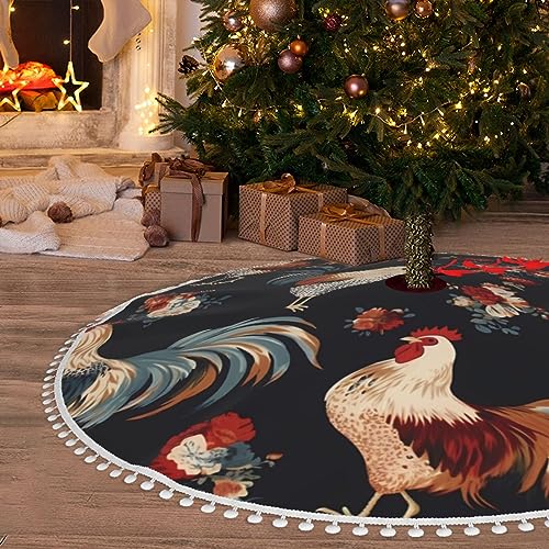 Jupe de sapin de Noël imperméable anti-tache pour déco de ferme - 2