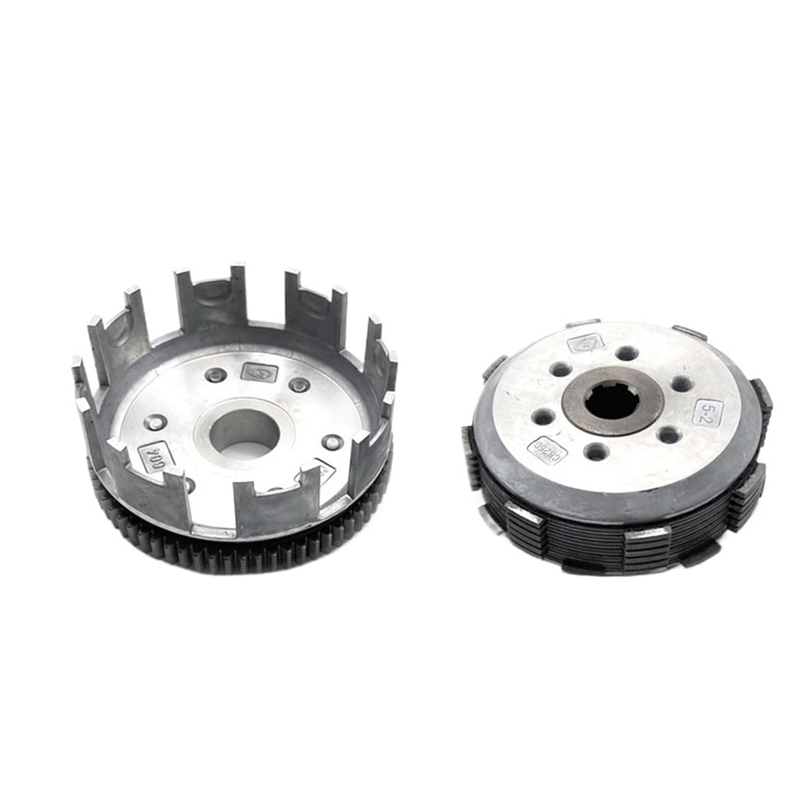 Fentty Clutch Hub Outer Kit Sealed Housing Fit For Loncin 4T Engine Ybs300 Yb300h Motorcycle Clutch Center Hub Assembly Outer Basket Clutch Friction Plates Steel Clutch Gear Box Kit(Clutch Hub Outer Kit)