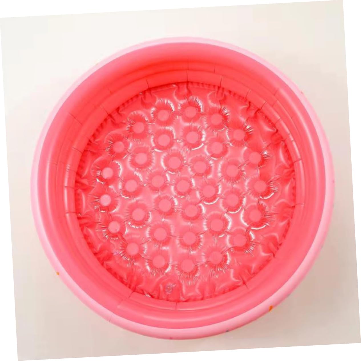 Grueso PVC Piscina Inflable Redonda Rosa de Niños